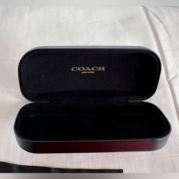 Coach Black Sunglasses Case (with cleaning cloth) - Picture 1 of 9